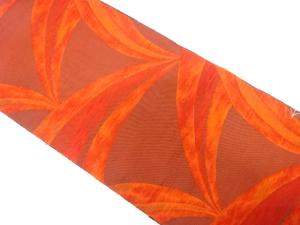 未使用品　草葉模様織り出し　名古屋帯